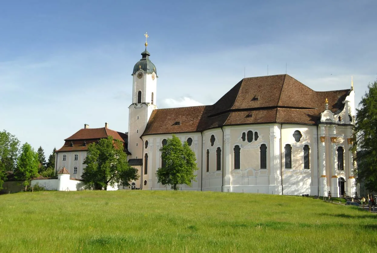 Real building: Pilgrimage Church of Wies (Wieskirche)